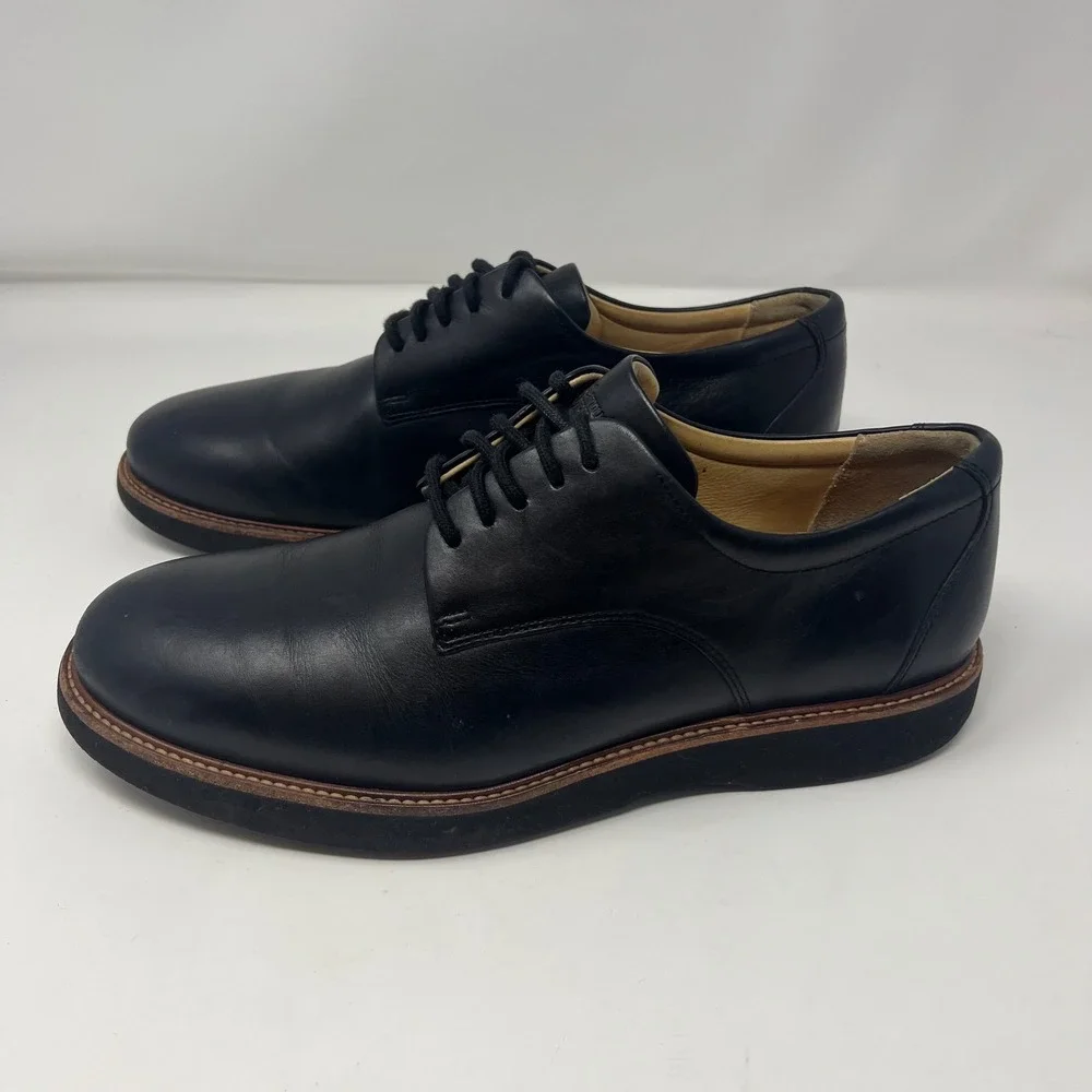 Samuel Hubbard Market Cap Oxford Mens 10.5 W Black Leather Vibram Professional